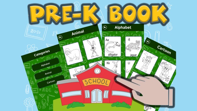 Pre-k Book : preschool learning games