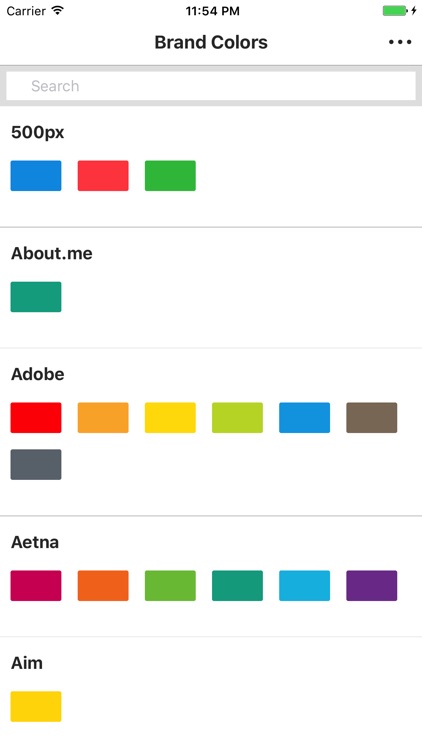 Brand Colors - Collection of Brand Color Codes