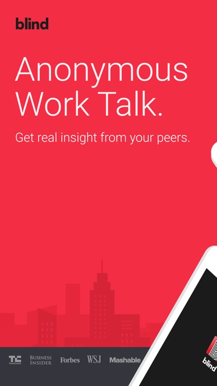 Blind - Anonymous Work Talk