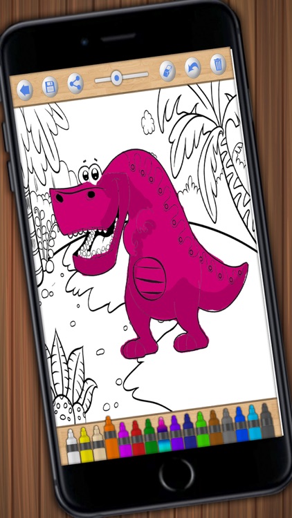 Dinosaurs to paint – magical coloring book - PRO screenshot-3