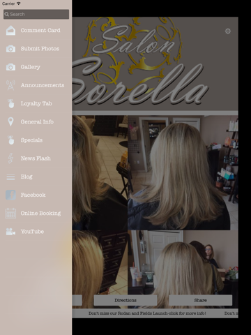 Salon Sorella screenshot 2
