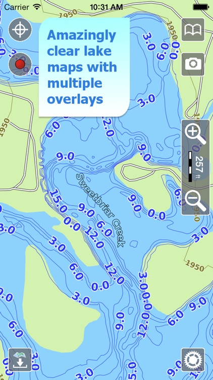 Aqua Map North Dakota ND Lakes - Nautical Charts