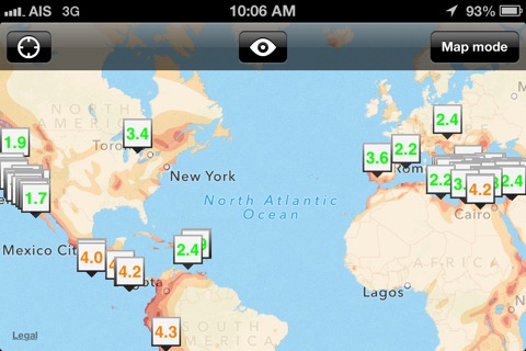 iEarthquake Lite screenshot 3