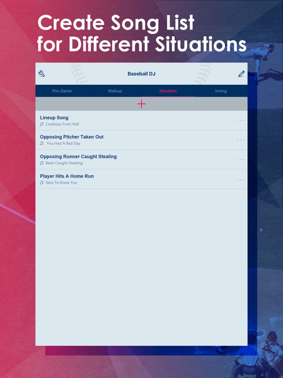 野球DJ - チームのため入場曲のリストを作成するのおすすめ画像3