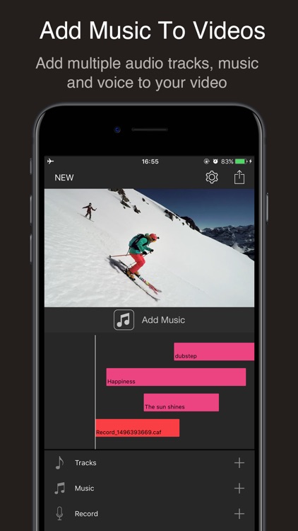 Add Music to Video - Background Audio for Videos