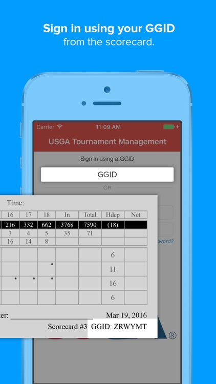 USGA Tournament Management