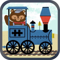 Activities of Train Games for Kids: Zoo Railroad Car Puzzles