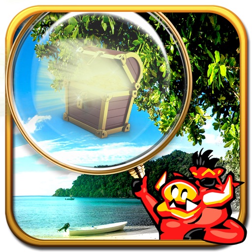 Hidden Object Games Find the lost treasure icon