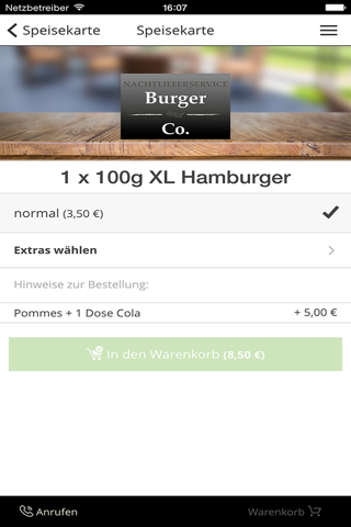 Nachtlieferservice Burger und Co screenshot 3
