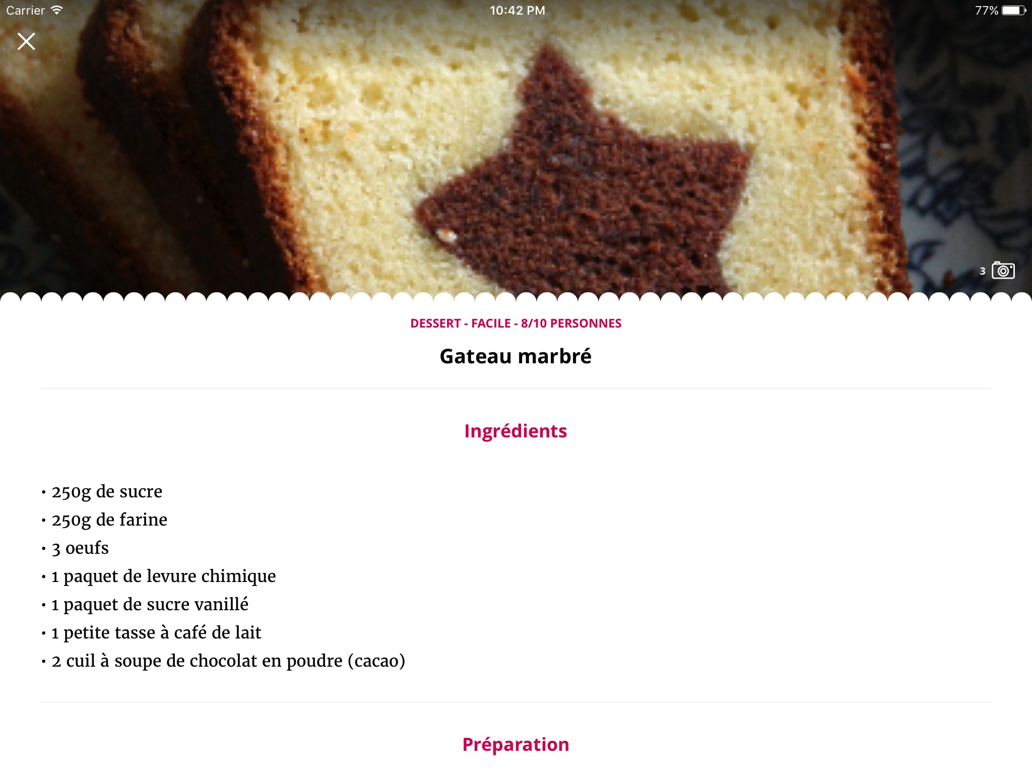 Les recettes de Mamie Mone screenshot 2