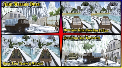 VR Army Truck Driver: Real Mountain Snow Drive Screenshot 1