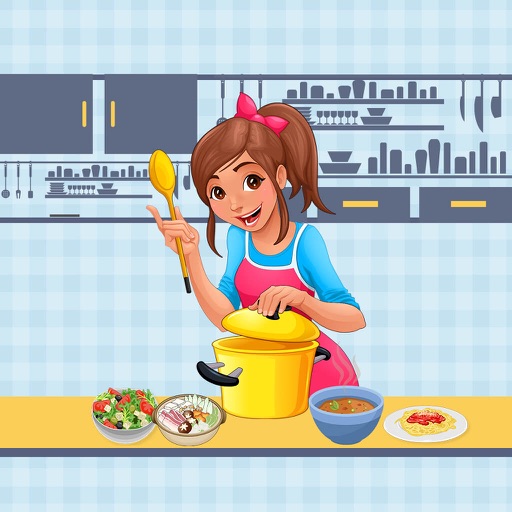 Super Cute Mom Cooking Mania Photo Stickers