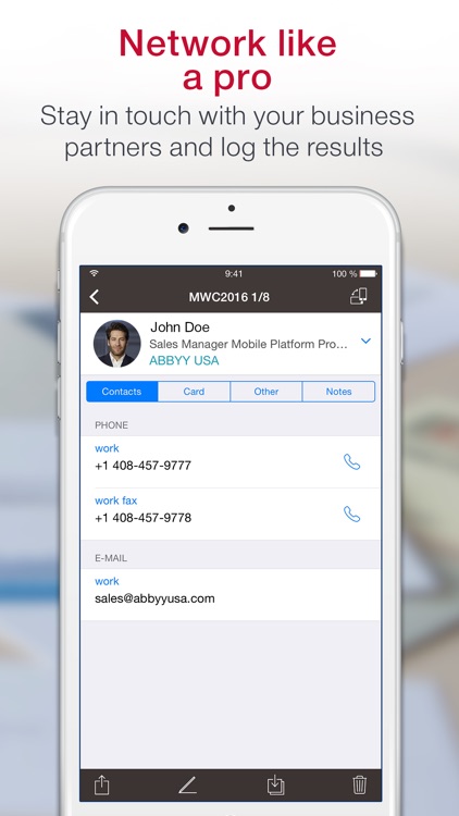 Business Card Scanner & Reader & Contacts Manager screenshot-3