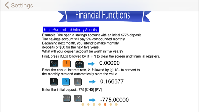 12C Calculator Financial RPN - Cash Flow Analysis(圖2)-速報App