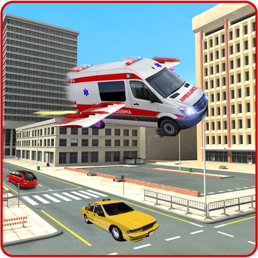 Flying  Ambulance Rescue Simulator pro