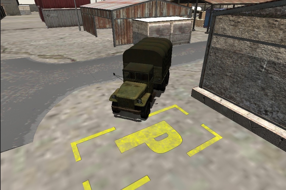 truck parking 3D car simulator game screenshot 2