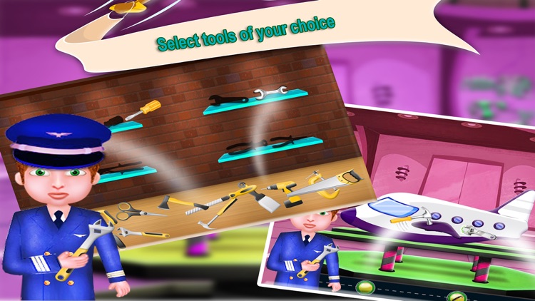 Airplane Repair & Wash Salon – Aircraft Cleanup screenshot-3