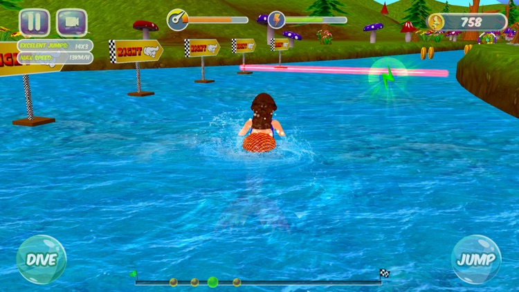 Fancy Mermaid Race Adventures screenshot-3