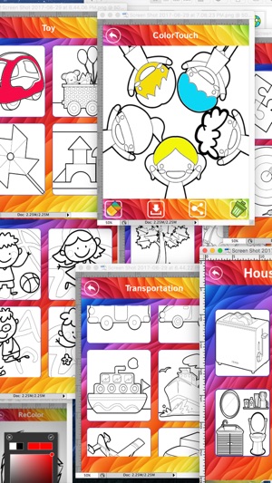 ColorTouch - Coloring Book Touch to Fill Color(圖2)-速報App