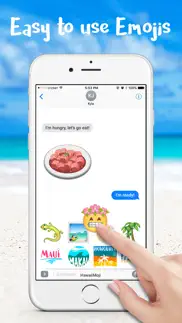 hawaiianmoji - hawaii food & drink emoji stickers iphone screenshot 2
