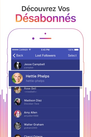 Followers Tracker for Instagram - Get Likes Report screenshot 2