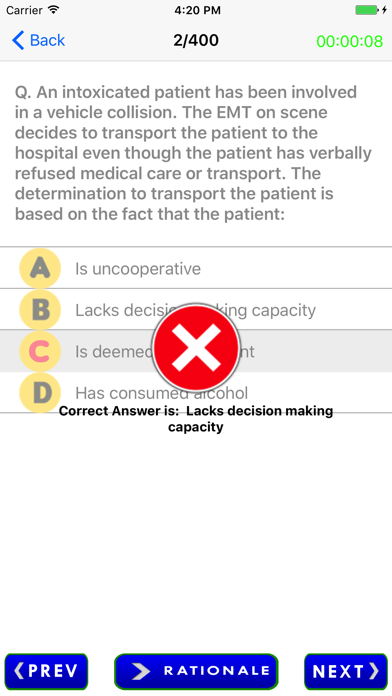 How to cancel & delete NREMT Practice Test from iphone & ipad 2