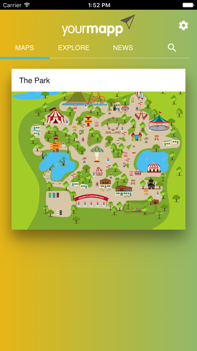 How to cancel & delete Theme Park by YourMapp from iphone & ipad 1