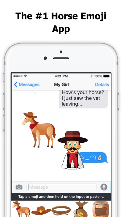 Horse Emoji - Equestrian Sticker