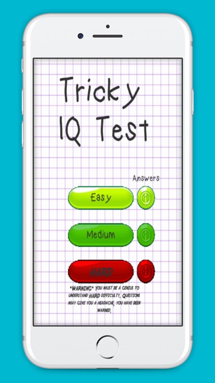 Tricky IQ Test