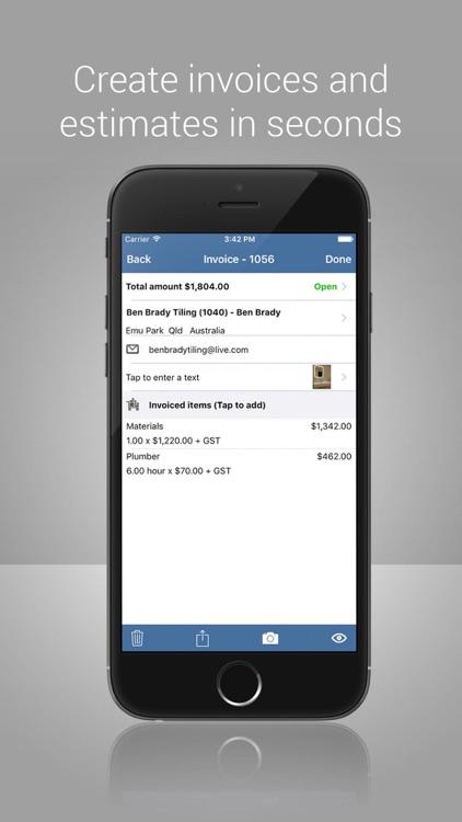 Invoice App with Estimates screenshot-3