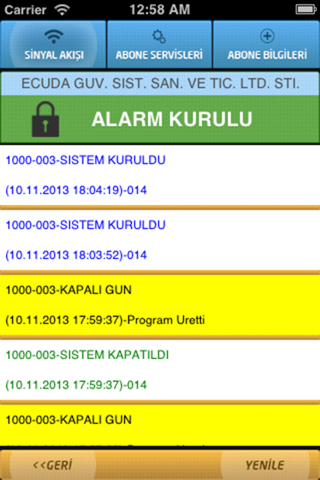 Filiz Alarm screenshot 2