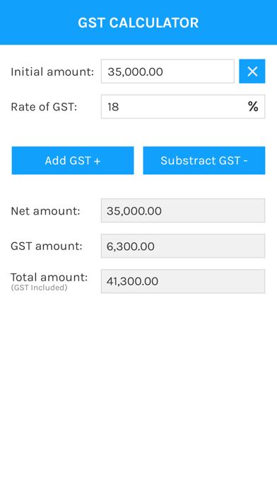 GST Calculator- Tax inc & excのおすすめ画像1
