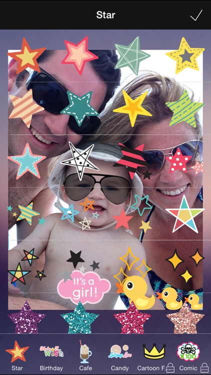 Wefie Stickers-Decorate your family, friendship screenshot-3