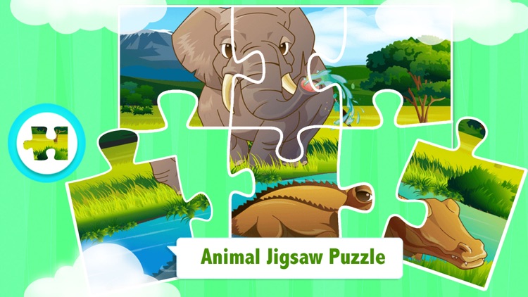 Wild Animals Jigsaw Puzzles For Children