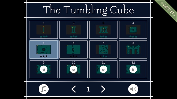 Tumbling Cube - A minimalist puzzler with a twist screenshot-3