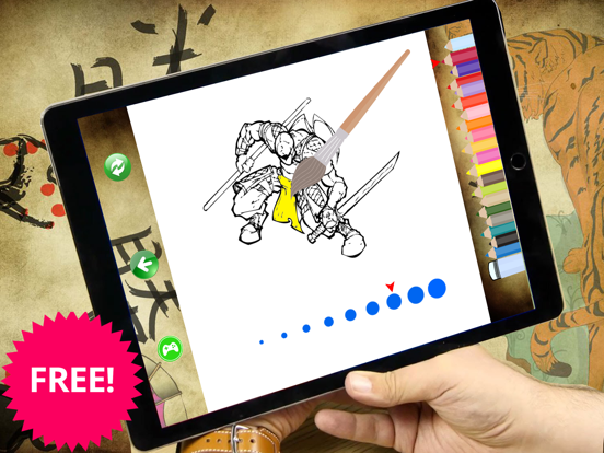 samurai ninja cats coloring pages for kids  app price drops