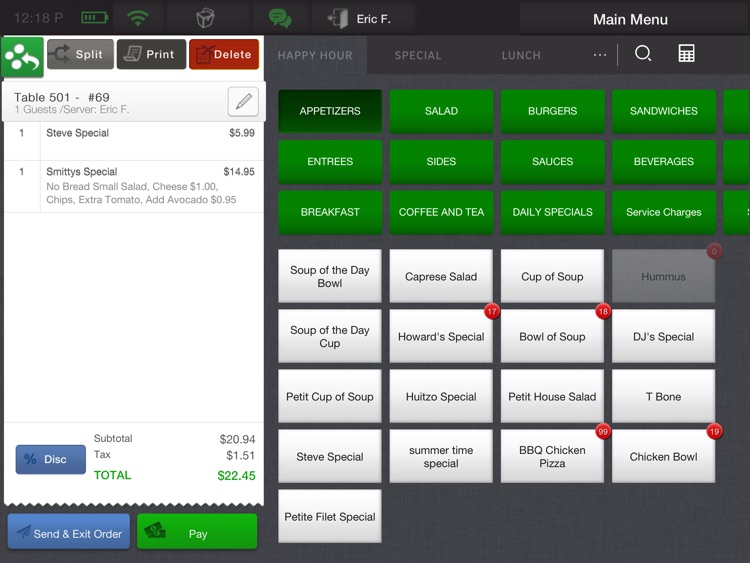 CAKE OrderPad - iPad POS