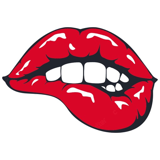 Naughty Kiss Sticker App icon