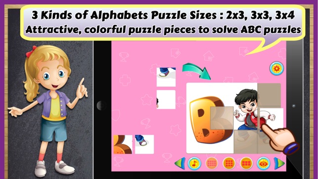 Alphabets Learning Puzzle Games(圖4)-速報App