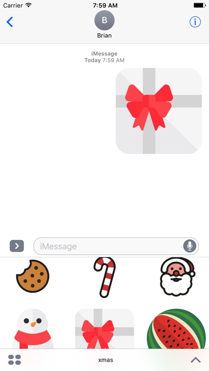 Christmas Sweetie Stickers