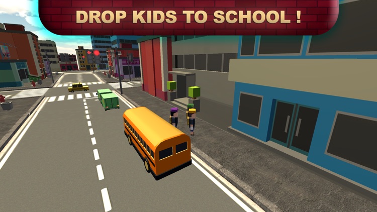 Pick & drop Kids School Bus Offroad Simulator Game screenshot-4