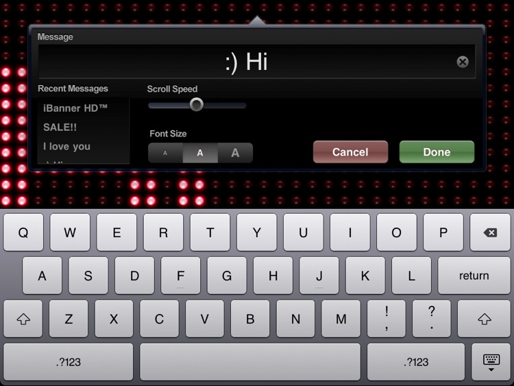 iBanner HD for iPad - LED Scrolling Marquee