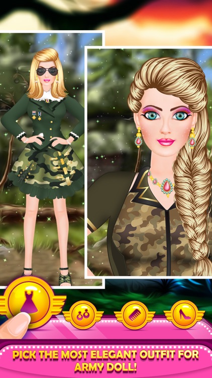 Army Doll Fashion Salon