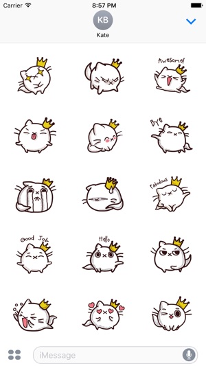 KittyMoji - Animated Kitty Emojis and Stickers(圖2)-速報App