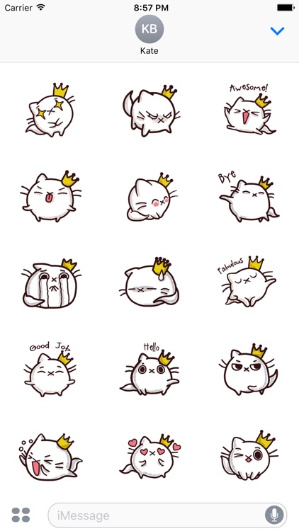 KittyMoji - Animated Kitty Emojis and Stickers