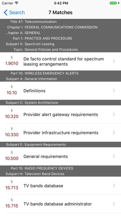 47 CFR - Telecommunication (LawStack Series) screenshot-4