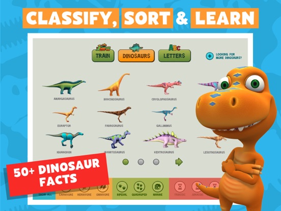 dinosaur train a to z app