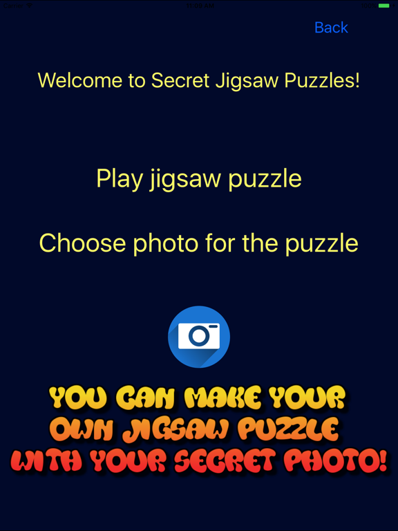 Secret Photo Jigsaw Puzzle Maker screenshot 3