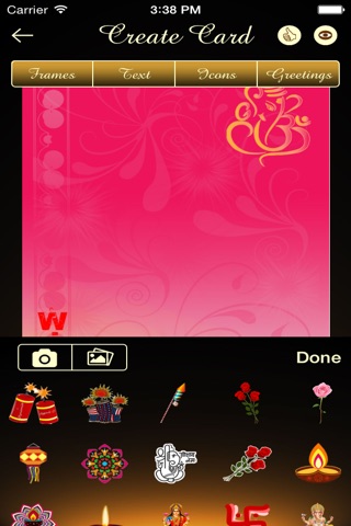 Diwali Greetings & Card Maker - SMS screenshot 3