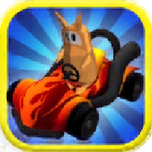 A Go-Kart Race Game: All-Star Racing Icon